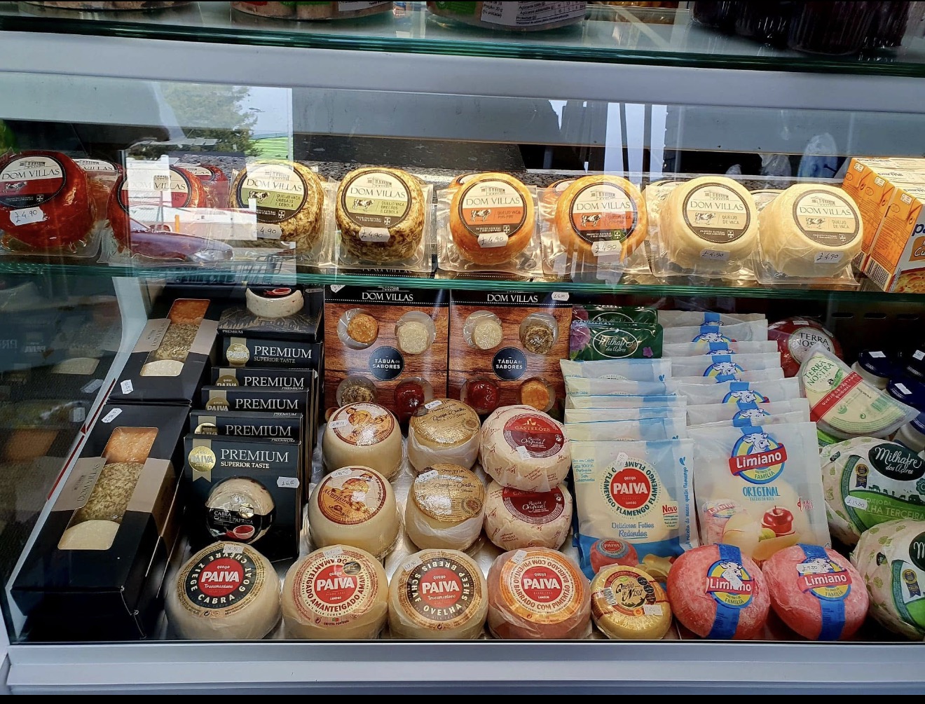 Selection of Portuguese cheese